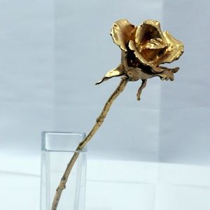 24K Gold Dipped Real Rose